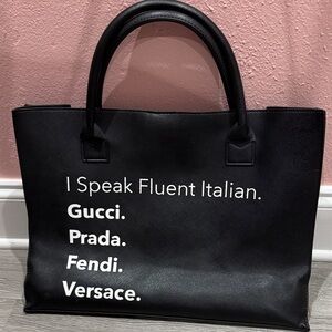 Los Angeles Trading Co Statement Vegan Leather Tote